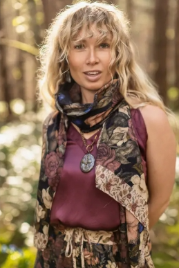 Lionheart Bohemian Scarf w/ Botanicals & Narnia Print