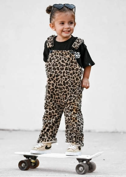 Leopard Print Overalls
