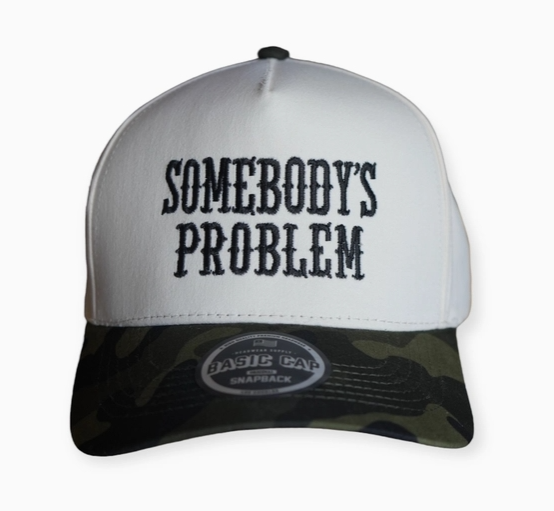 Somebody’s Problem Women’s Hat – Camo Brim