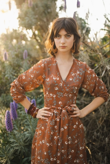 Signature Wrap Dress in Terracotta