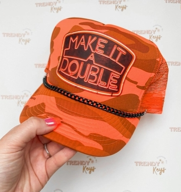 Make It A Double Trucker Hat